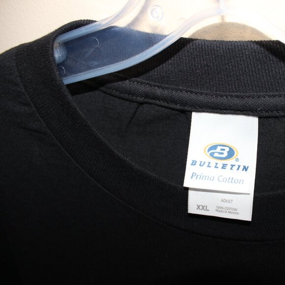 3/$77❤️mint unworn vintage 2001? Bulletin Chicago Blackhawks black t-shirt XXL - Picture 5 of 5